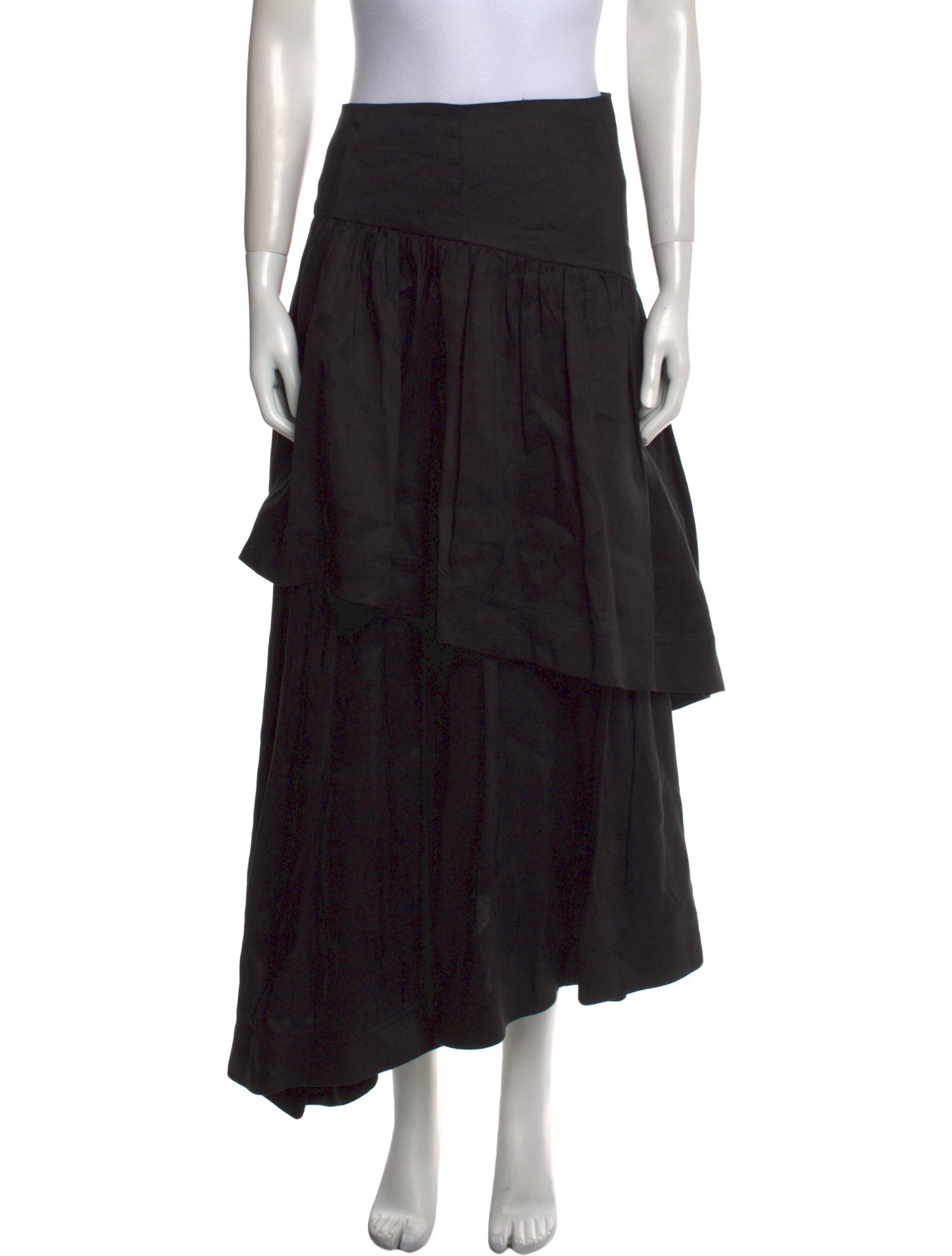 Aje Linen Midi Length Skirt