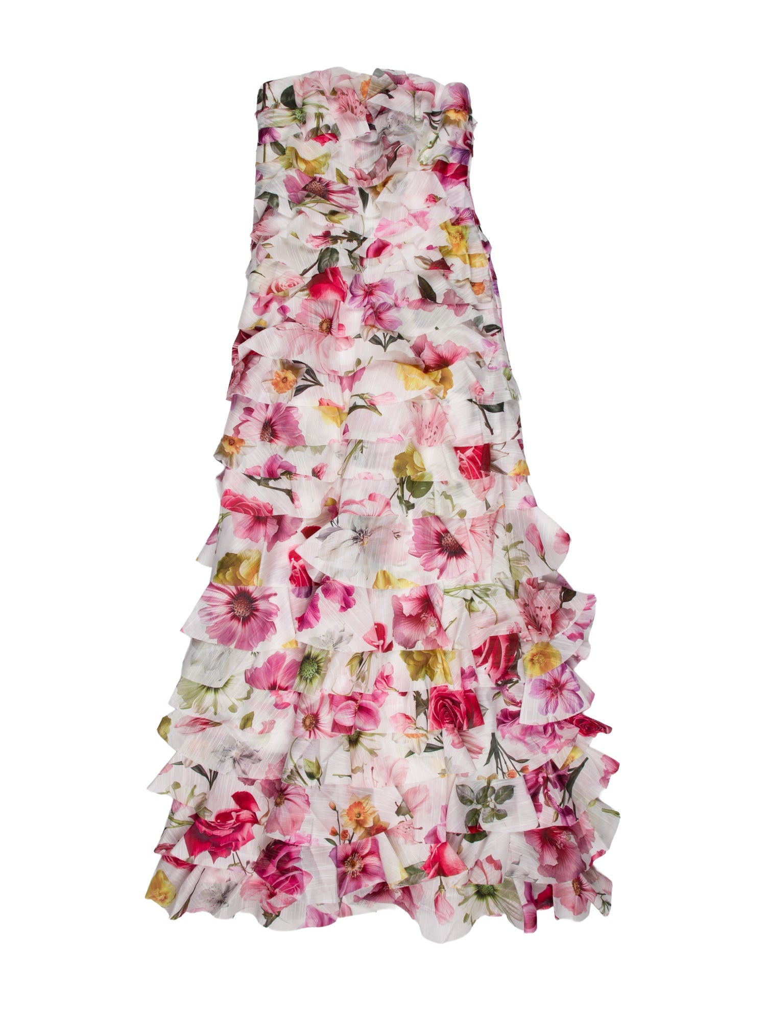 Aje Floral Print Long Dress