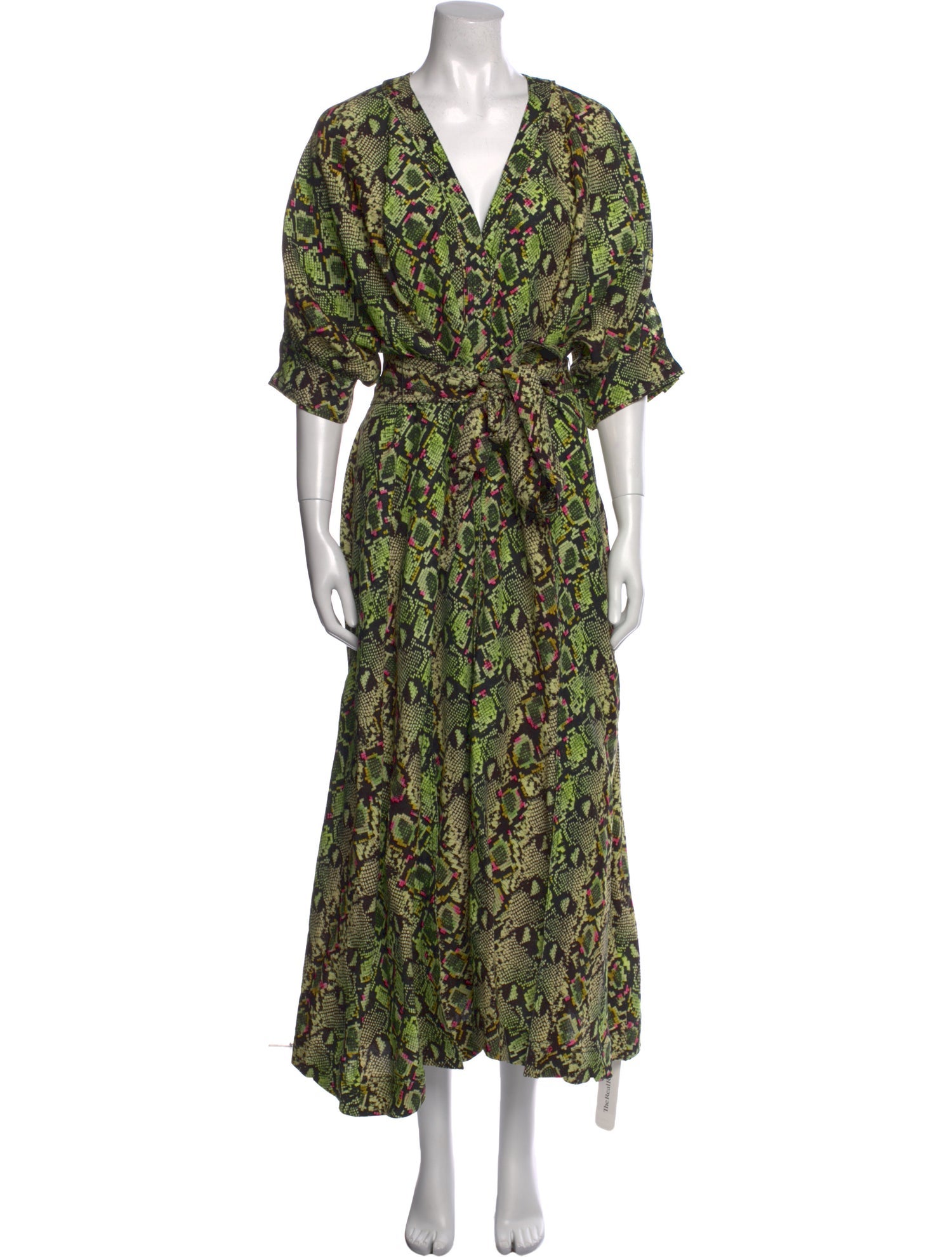 Aje Animal Print Midi Length Dress w/ Tags