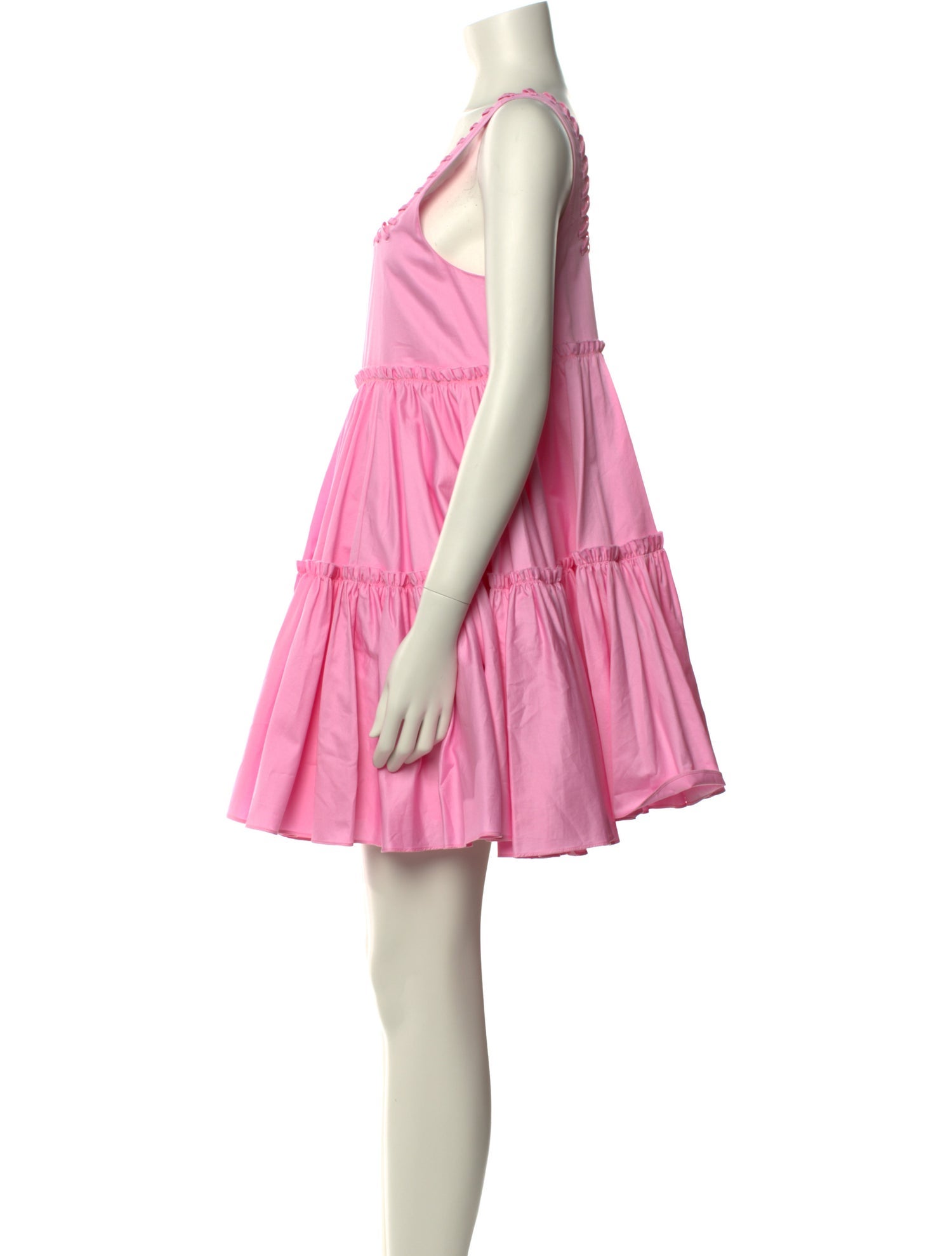 Aje Square Neckline Mini Dress