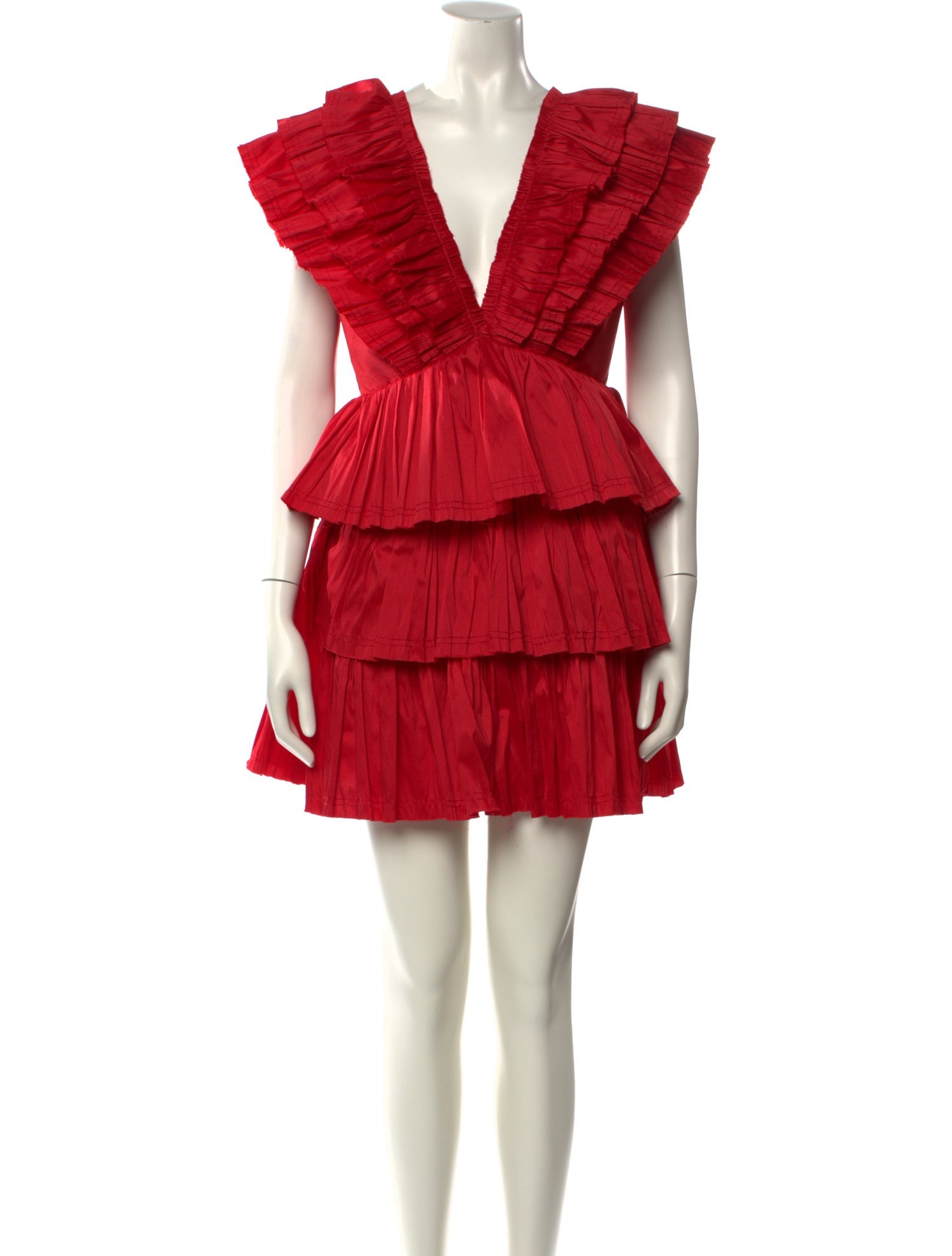 Aje V-Neck Mini Dress