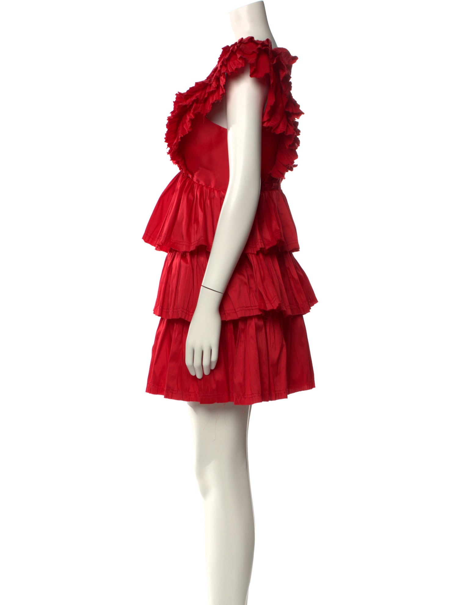 Aje V-Neck Mini Dress