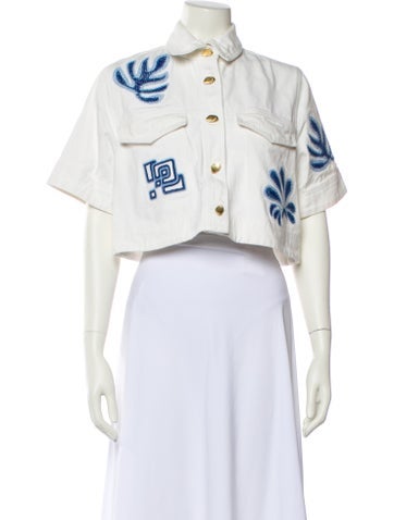 Pre-owned Aje Bolero In White