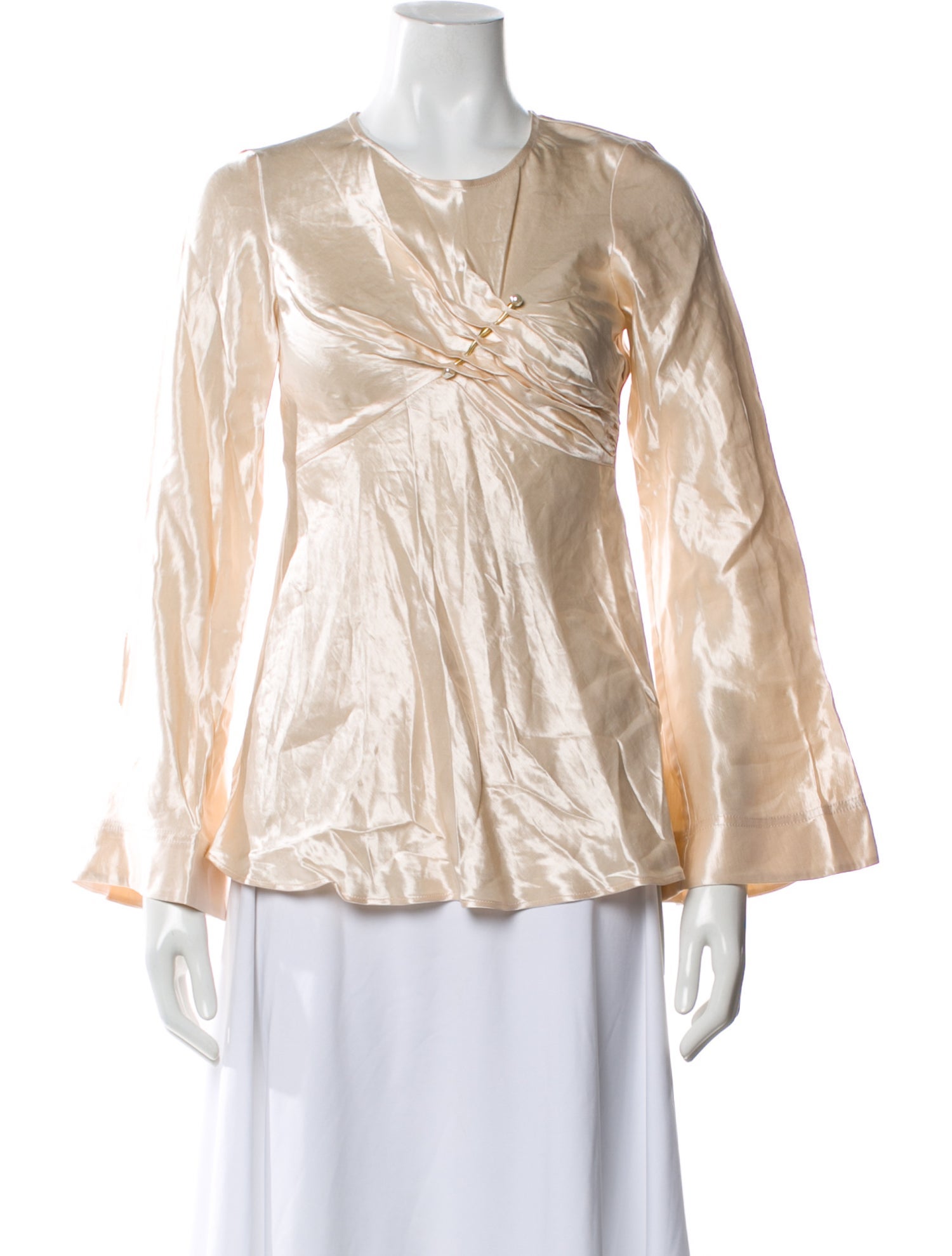 Aje Linen Crew Neck Blouse w/ Tags