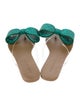 Aminah Abdul Jillil PVC Bow Accents Slides