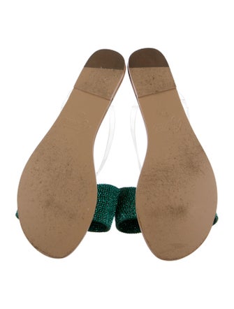 Aminah Abdul Jillil PVC Bow Accents Slides