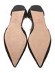 Aminah Abdul Jillil Suede Chain-Link Accents D'Orsay Flats