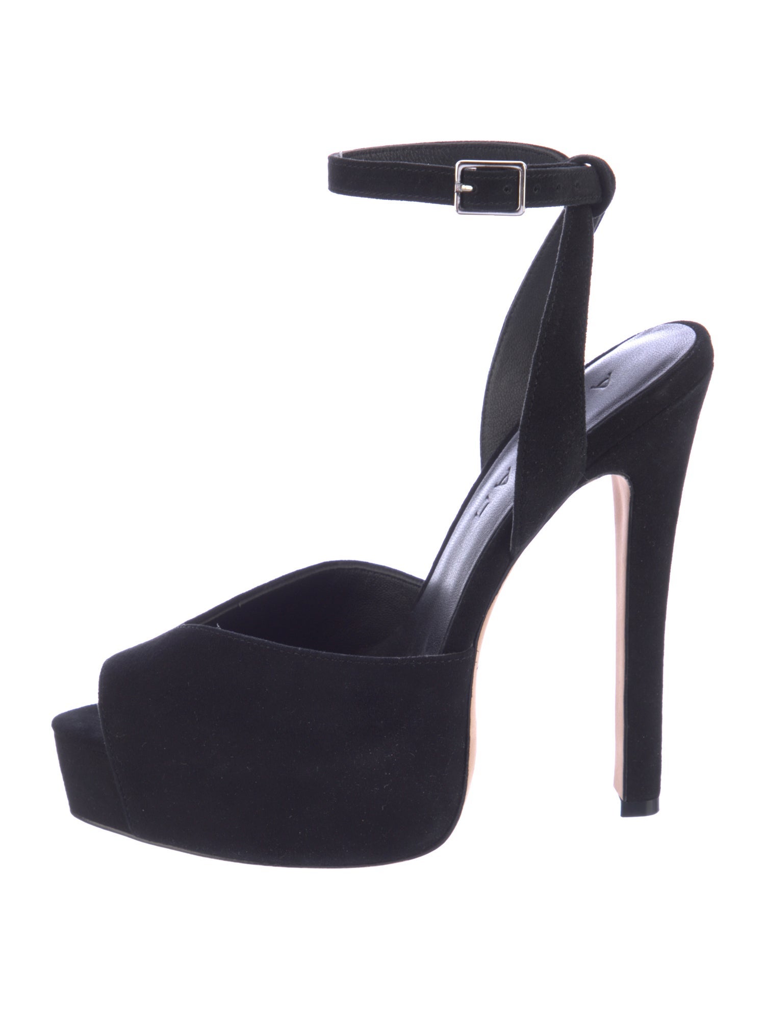 Aminah Abdul Jillil Suede Slingback Sandals