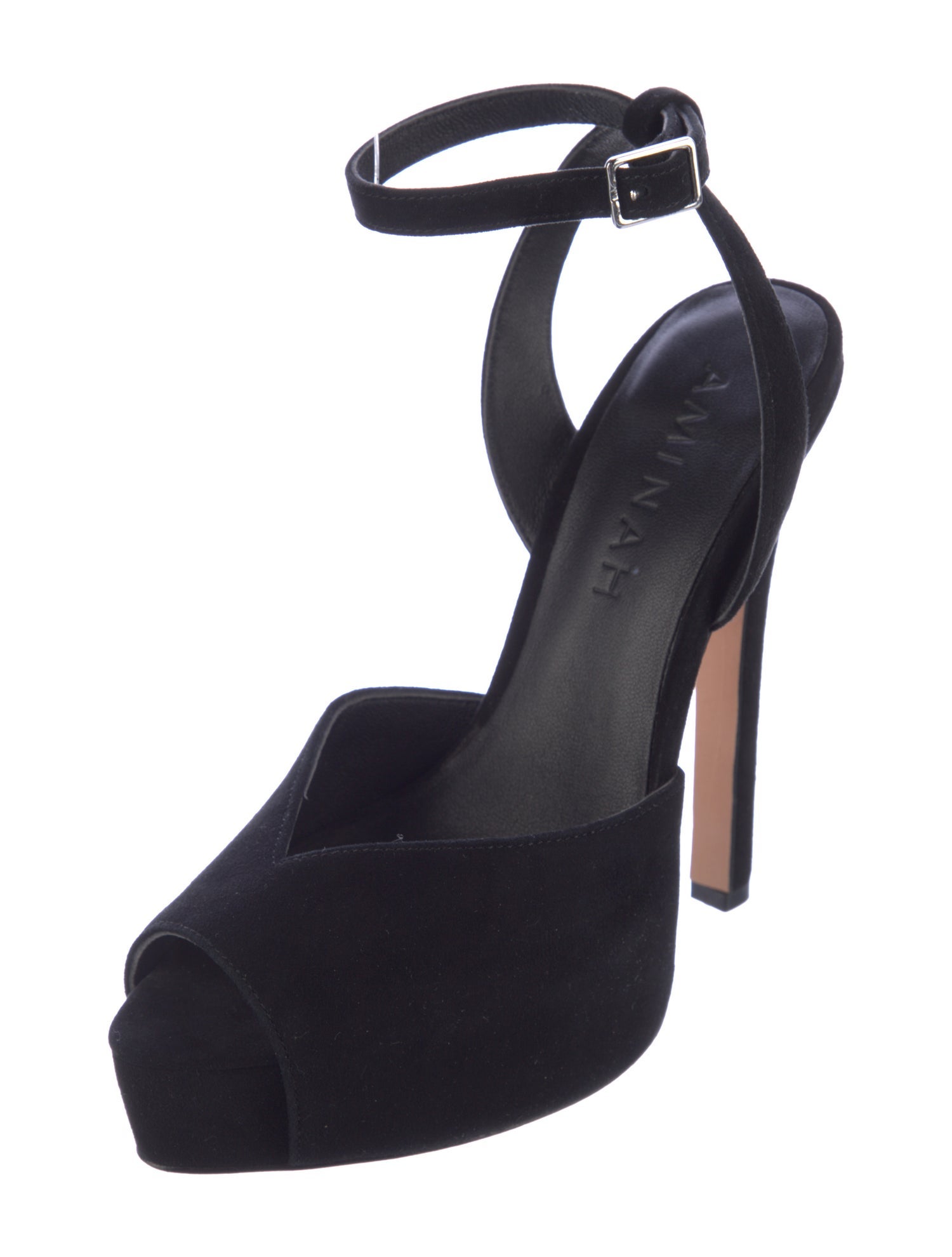 Aminah Abdul Jillil Suede Slingback Sandals