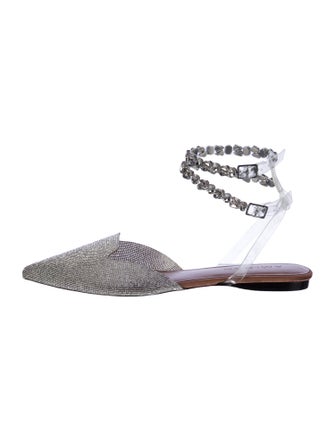 Aminah Abdul Jillil PVC Crystal Embellishments Mules