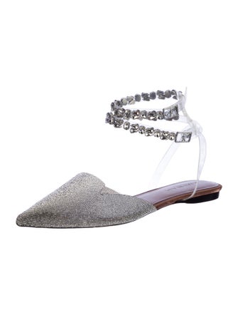 Aminah Abdul Jillil PVC Crystal Embellishments Mules