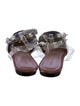 Aminah Abdul Jillil PVC Crystal Embellishments Mules