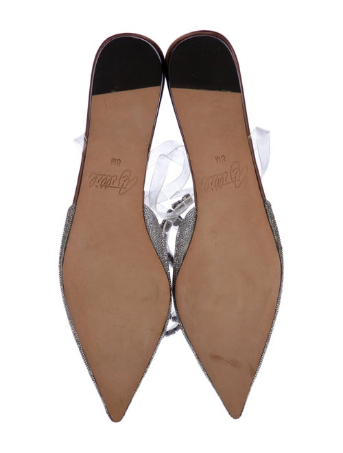 Aminah Abdul Jillil PVC Crystal Embellishments Mules