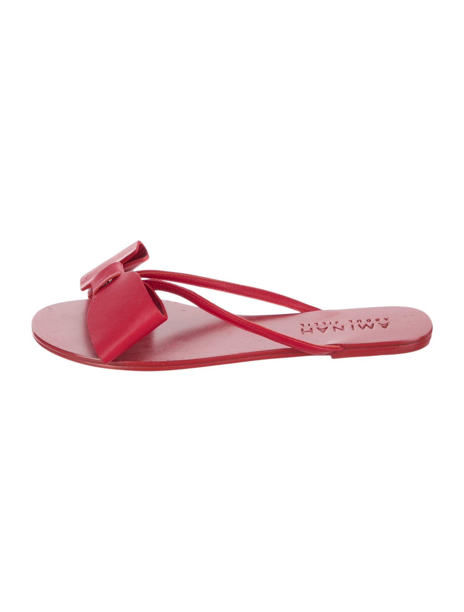 Aminah Abdul Jillil Leather Slides
