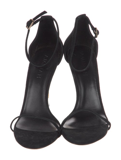 Aminah Abdul Jillil Suede Sandals