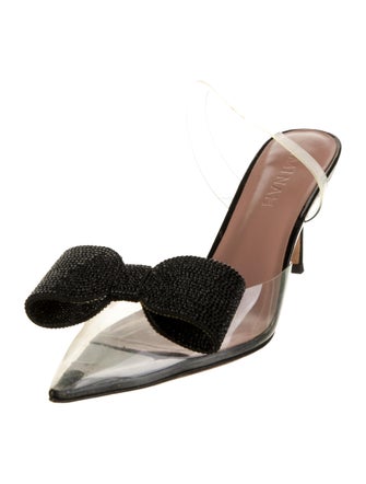 Aminah Abdul Jillil PVC Colorblock Pattern Mules