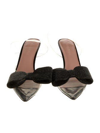 Aminah Abdul Jillil PVC Colorblock Pattern Mules