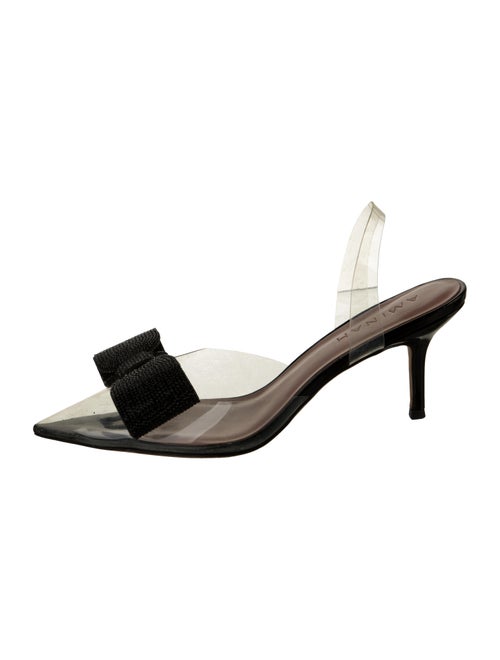 Aminah Abdul Jillil PVC Colorblock Pattern Mules