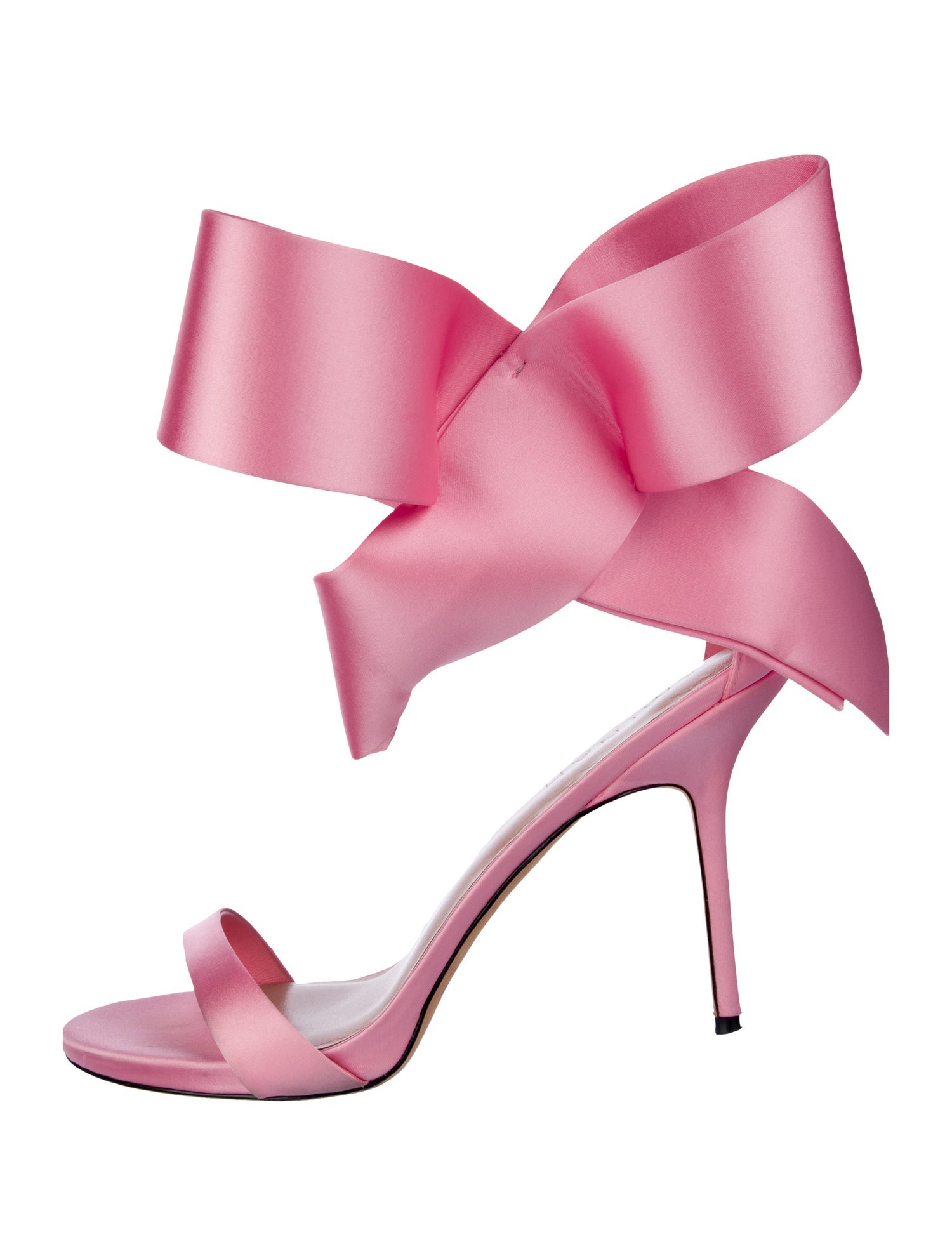 Aminah Abdul Jillil Satin Bow Accents Sandals