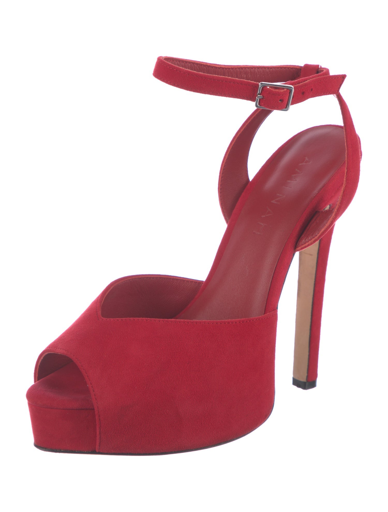 Aminah Abdul Jillil Suede Slingback Pumps