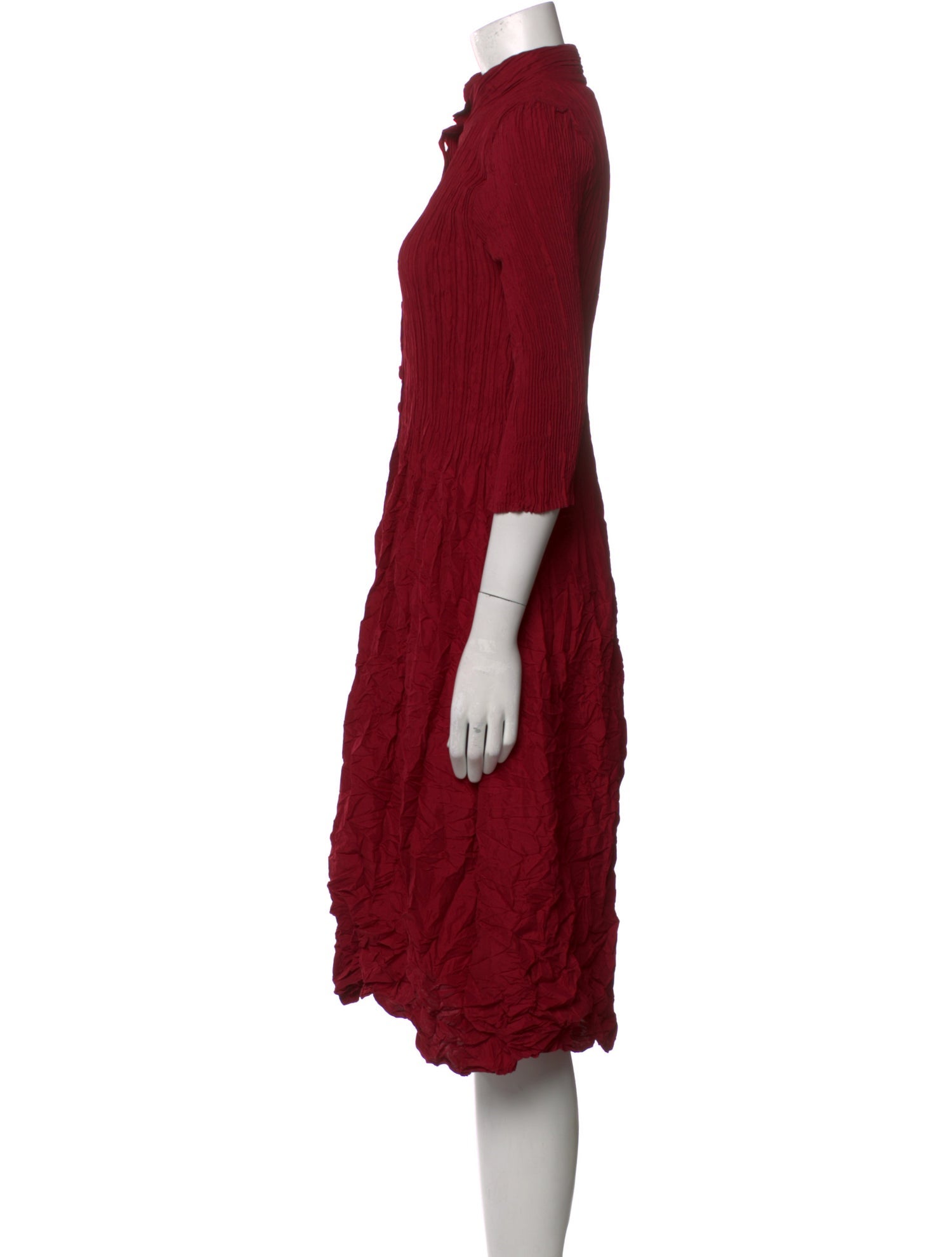 Alquema Mock Neck Midi Length Dress