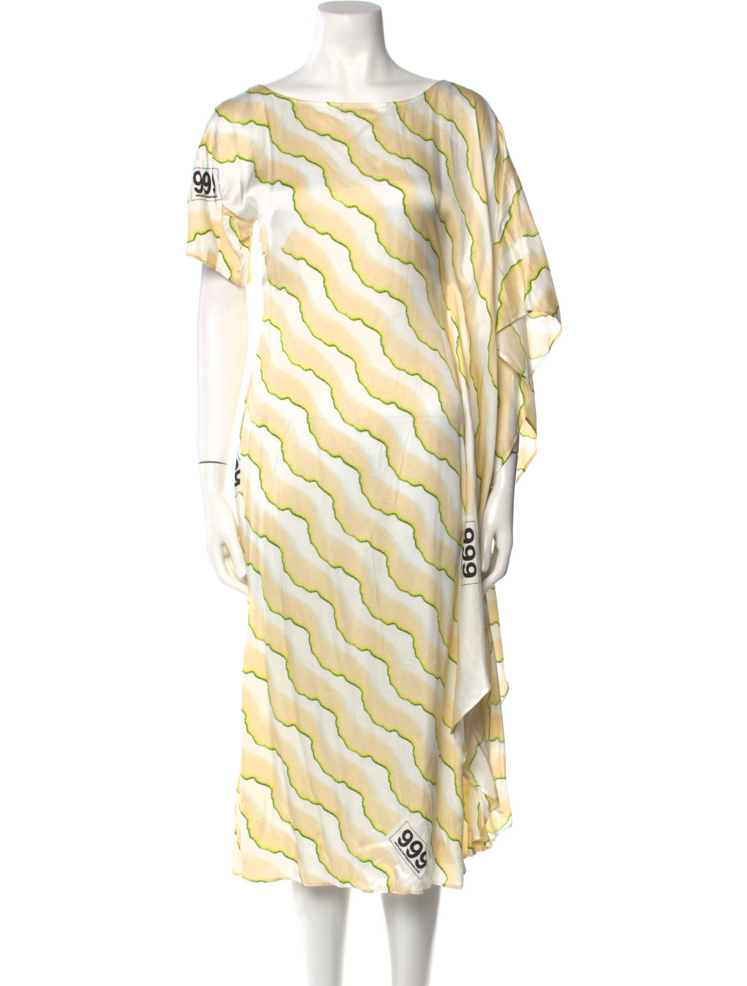 AALTO Printed Midi Length Dress w/ Tags