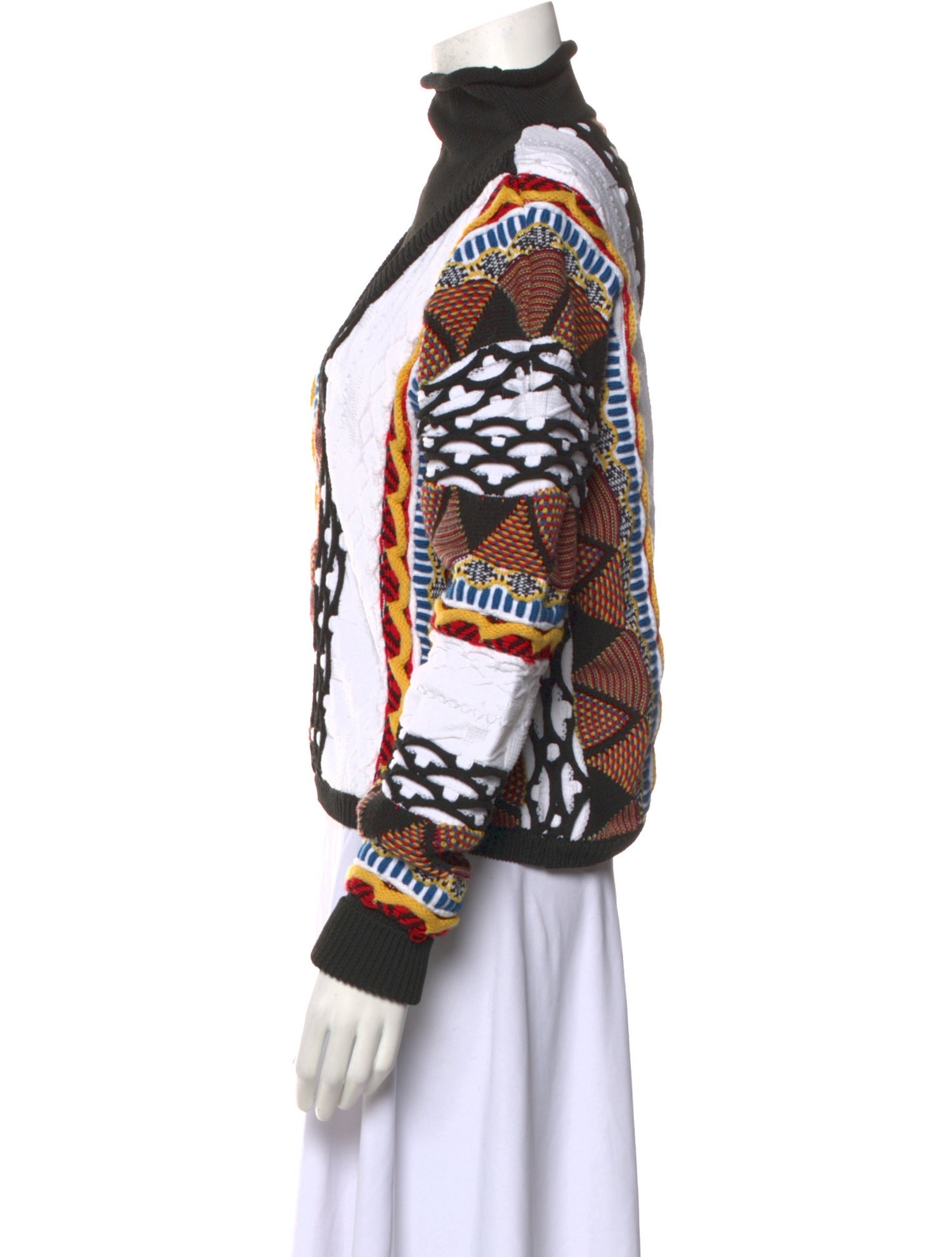 AALTO Printed Turtleneck Sweater