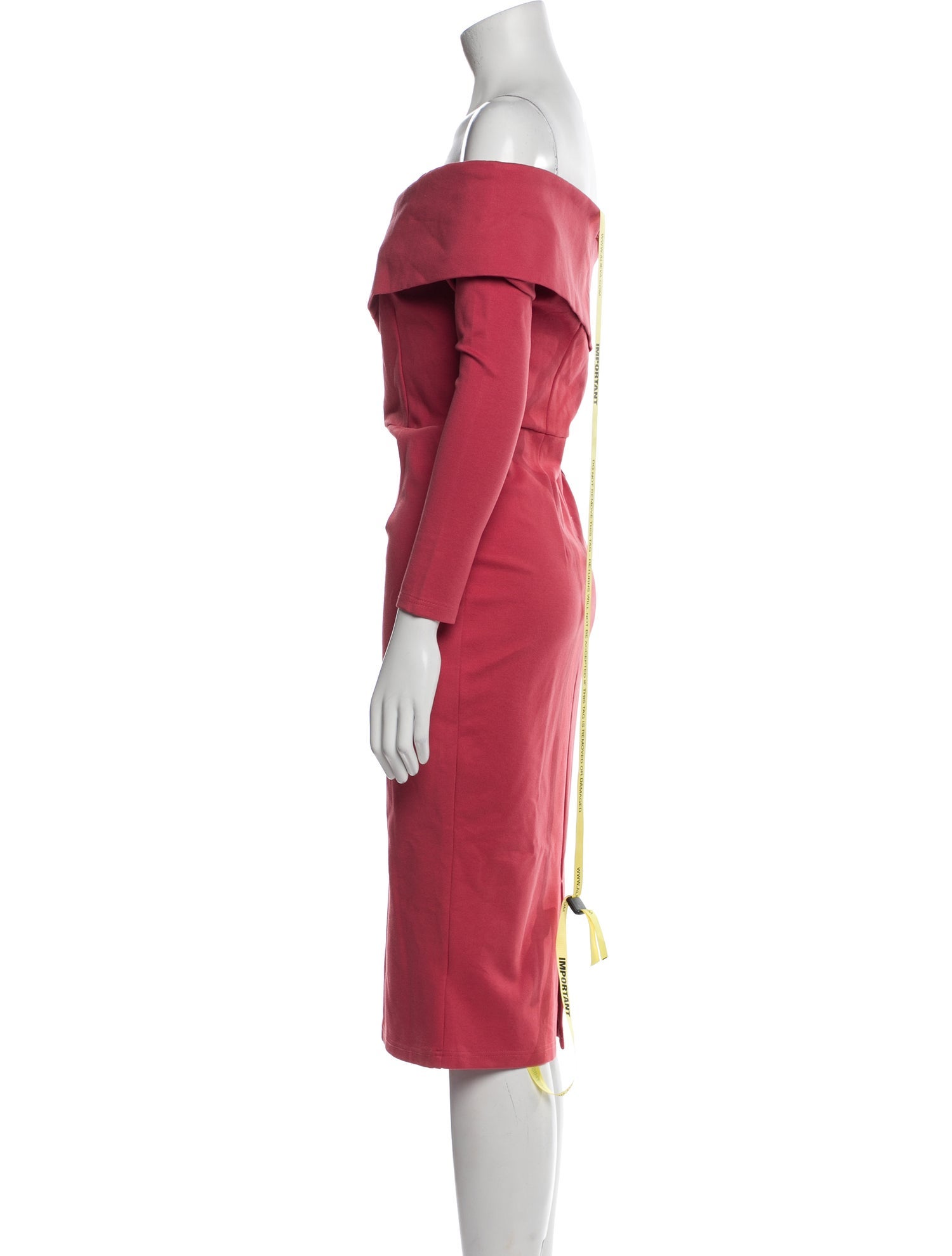 Alieva One-Shoulder Knee-Length Dress