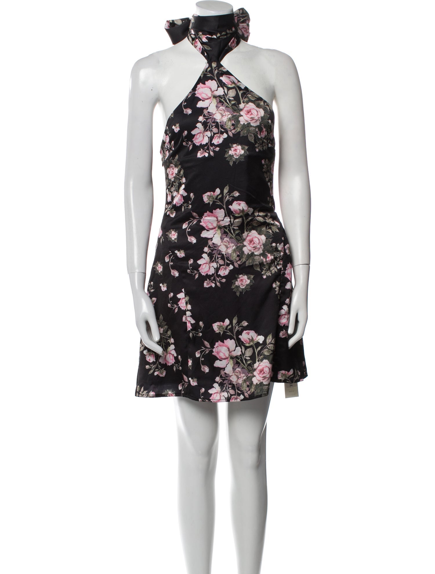 Alieva Floral Print Knee-Length Dress