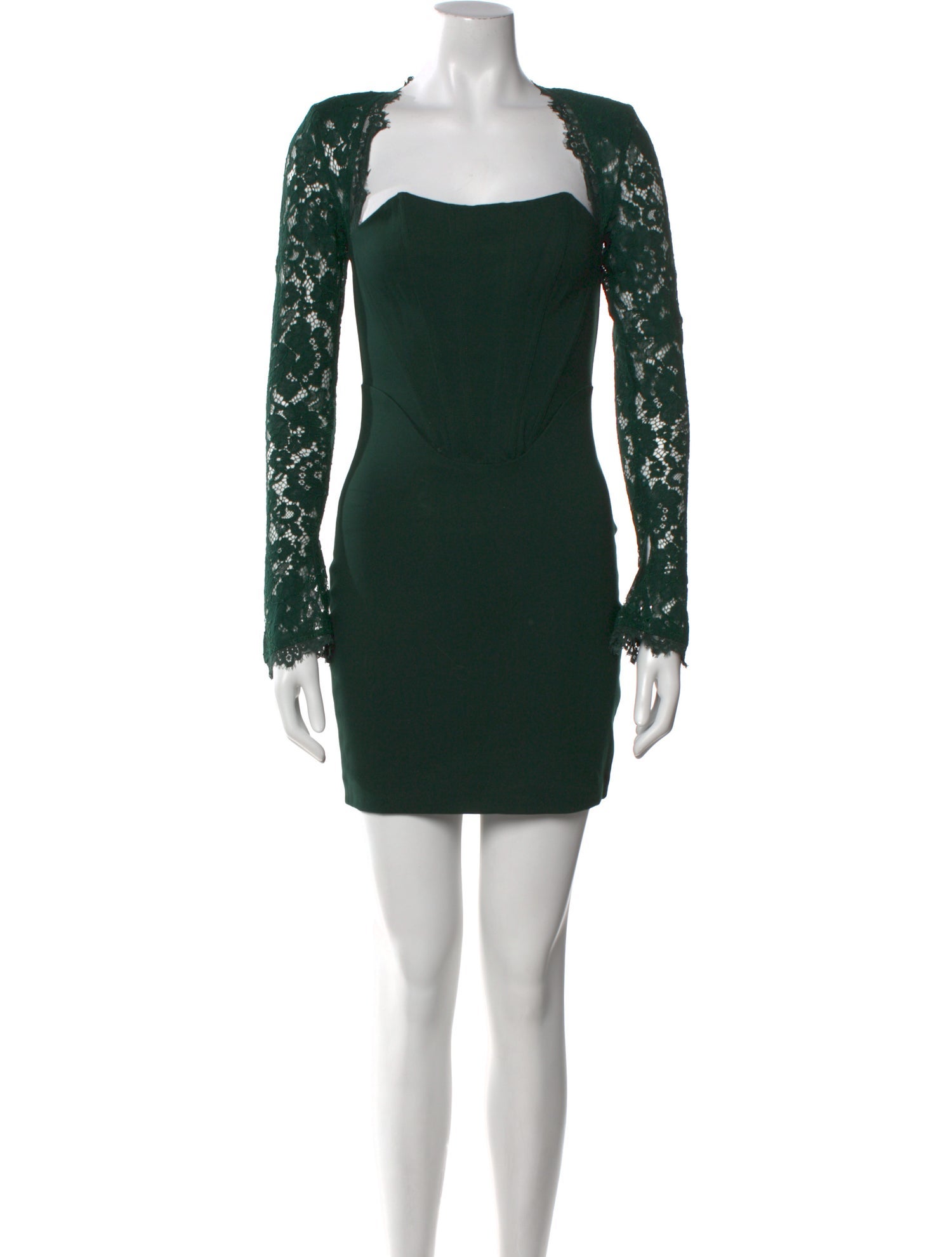 Alieva Square Neckline Mini Dress