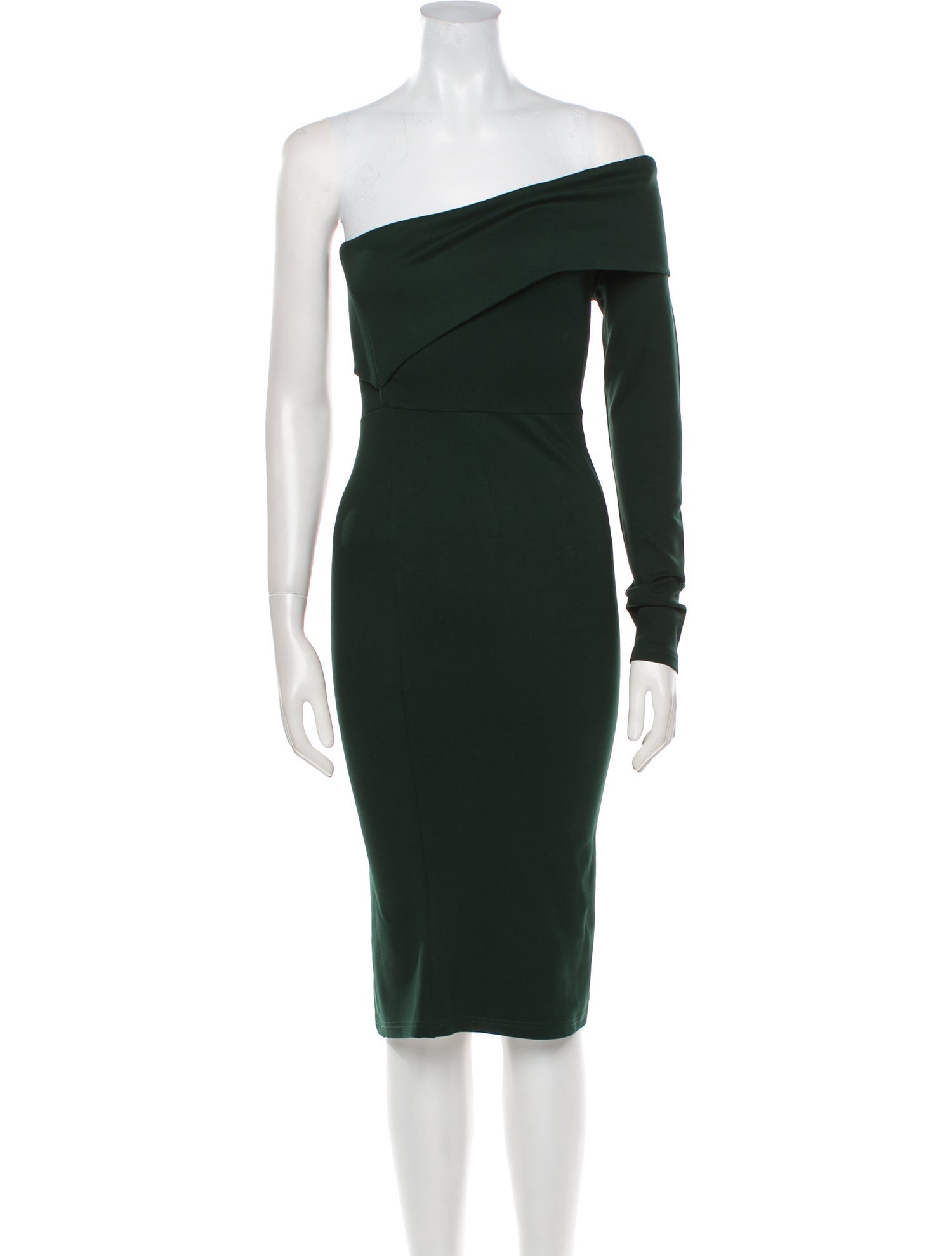 Alieva One-Shoulder Knee-Length Dress