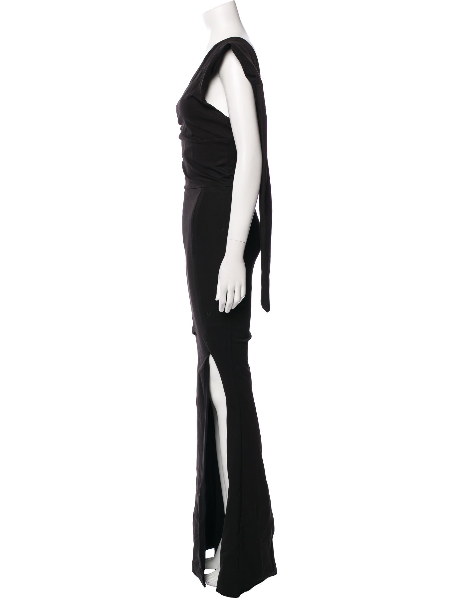 Alieva One-Shoulder Long Dress