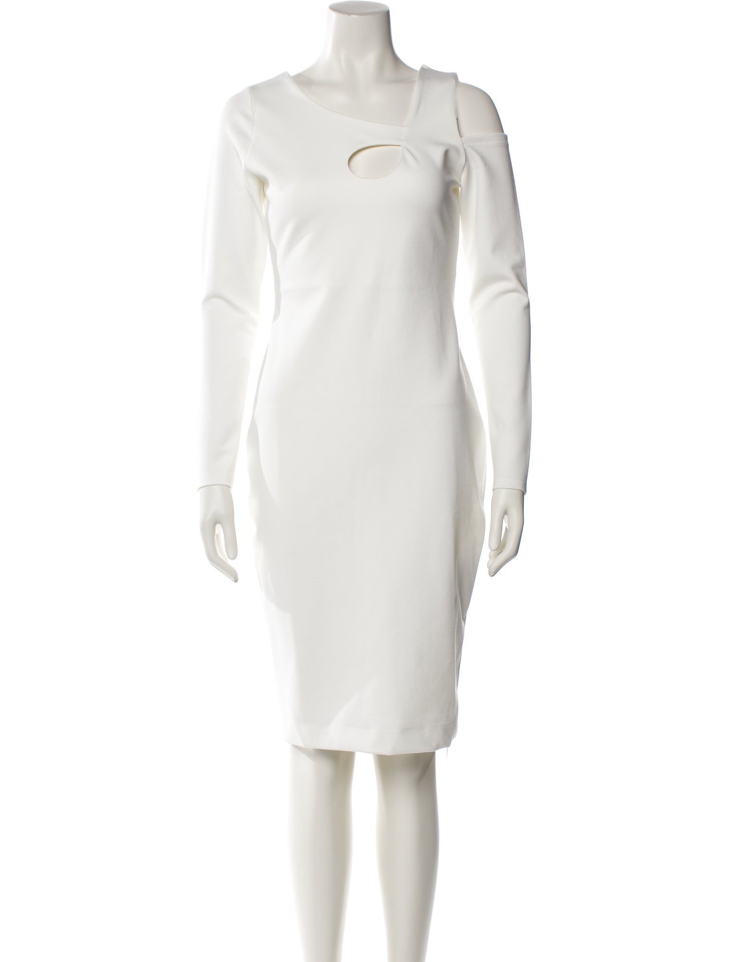 Alieva Cowl Neck Knee-Length Dress