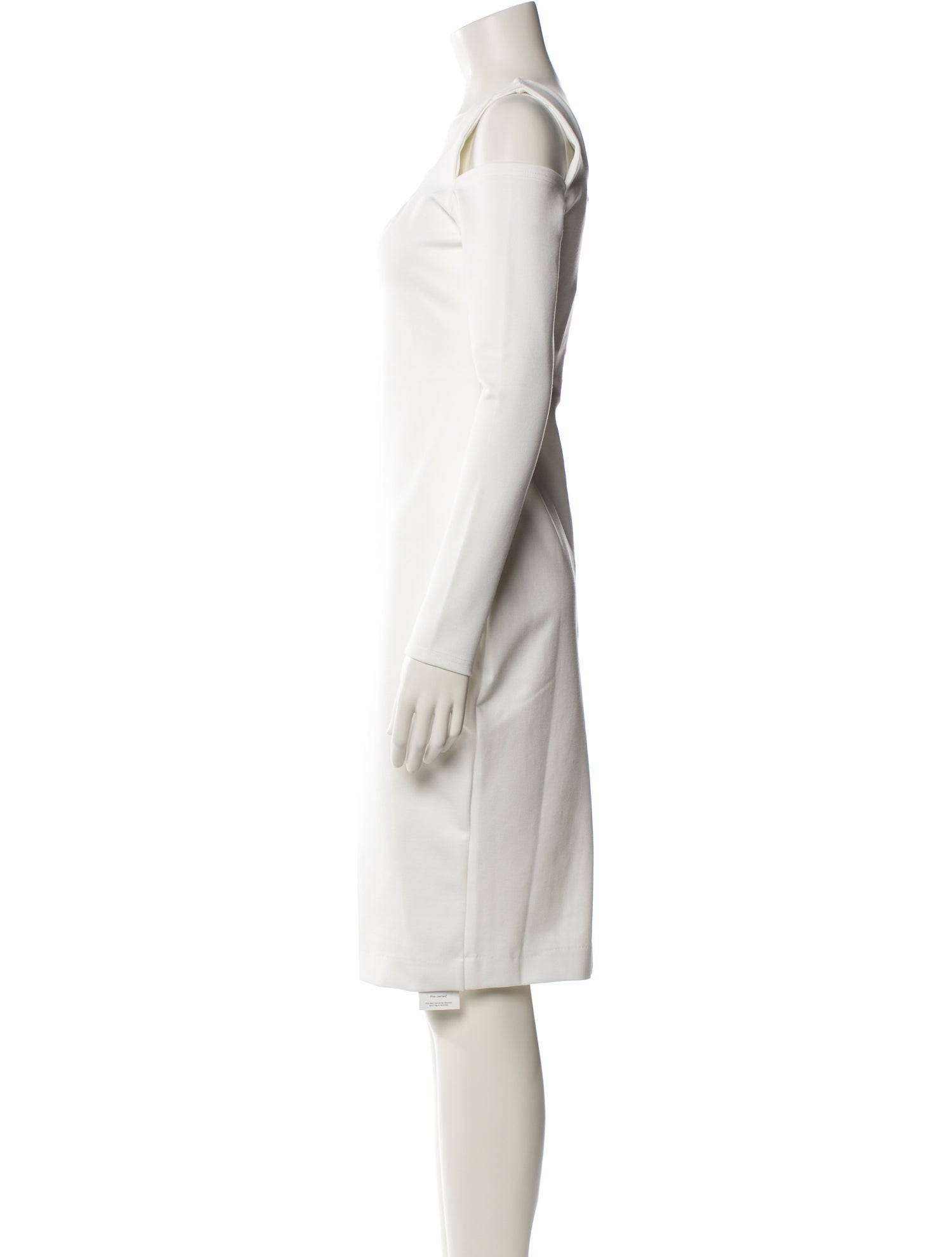 Alieva Cowl Neck Knee-Length Dress