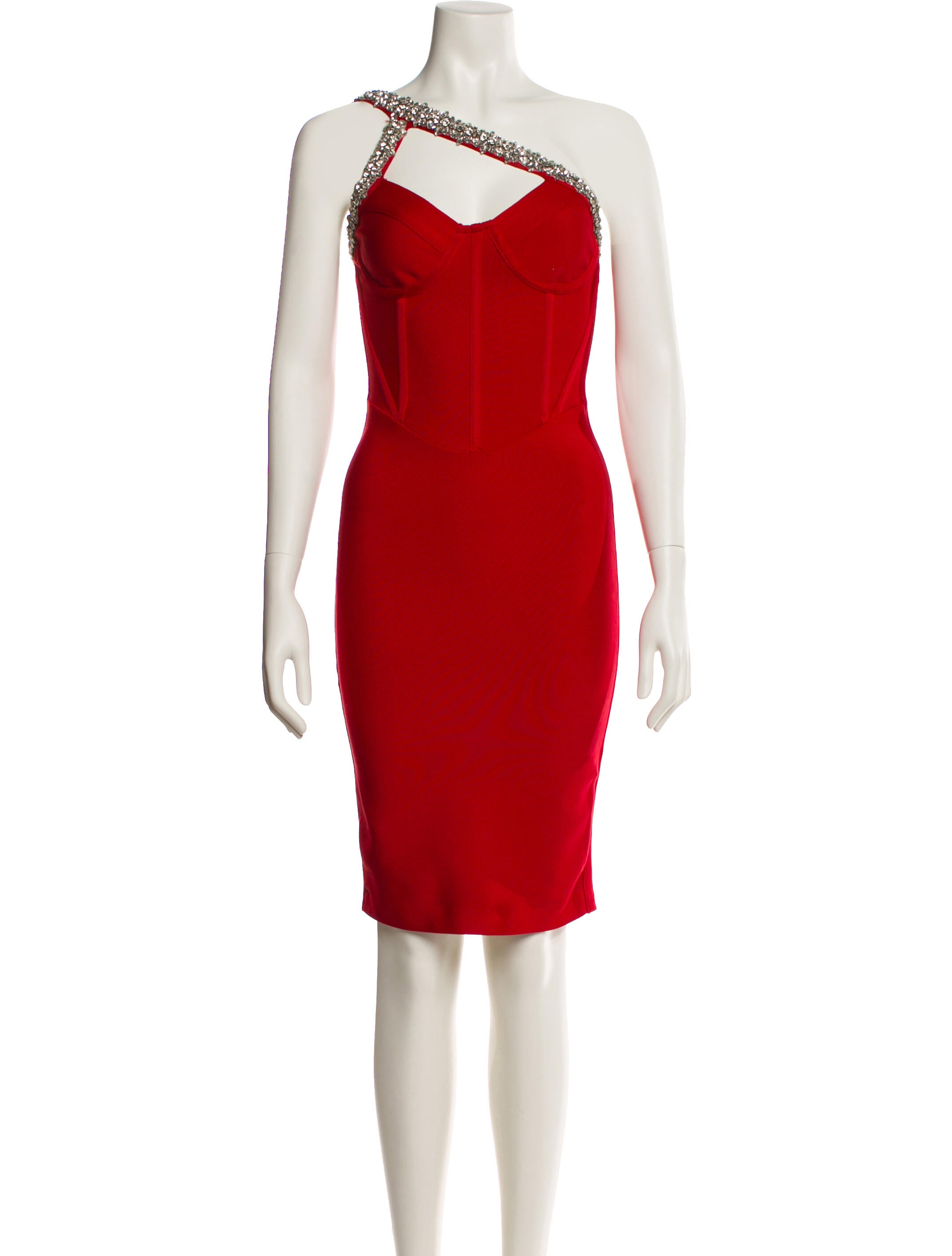 Alieva One-Shoulder Mini Dress