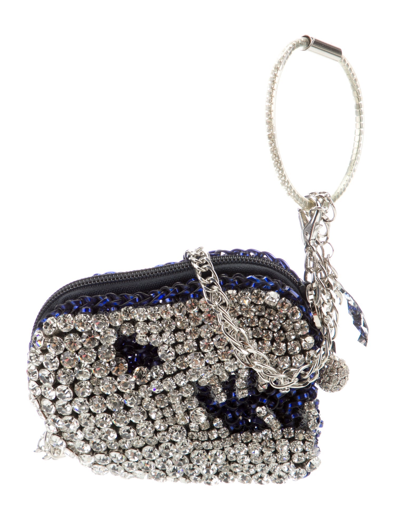 Anteprima Chain Linked Crystal Embellishment Shoulder Bag