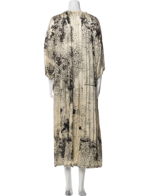 Another Archive Silk Polka Dot Print Dress Set