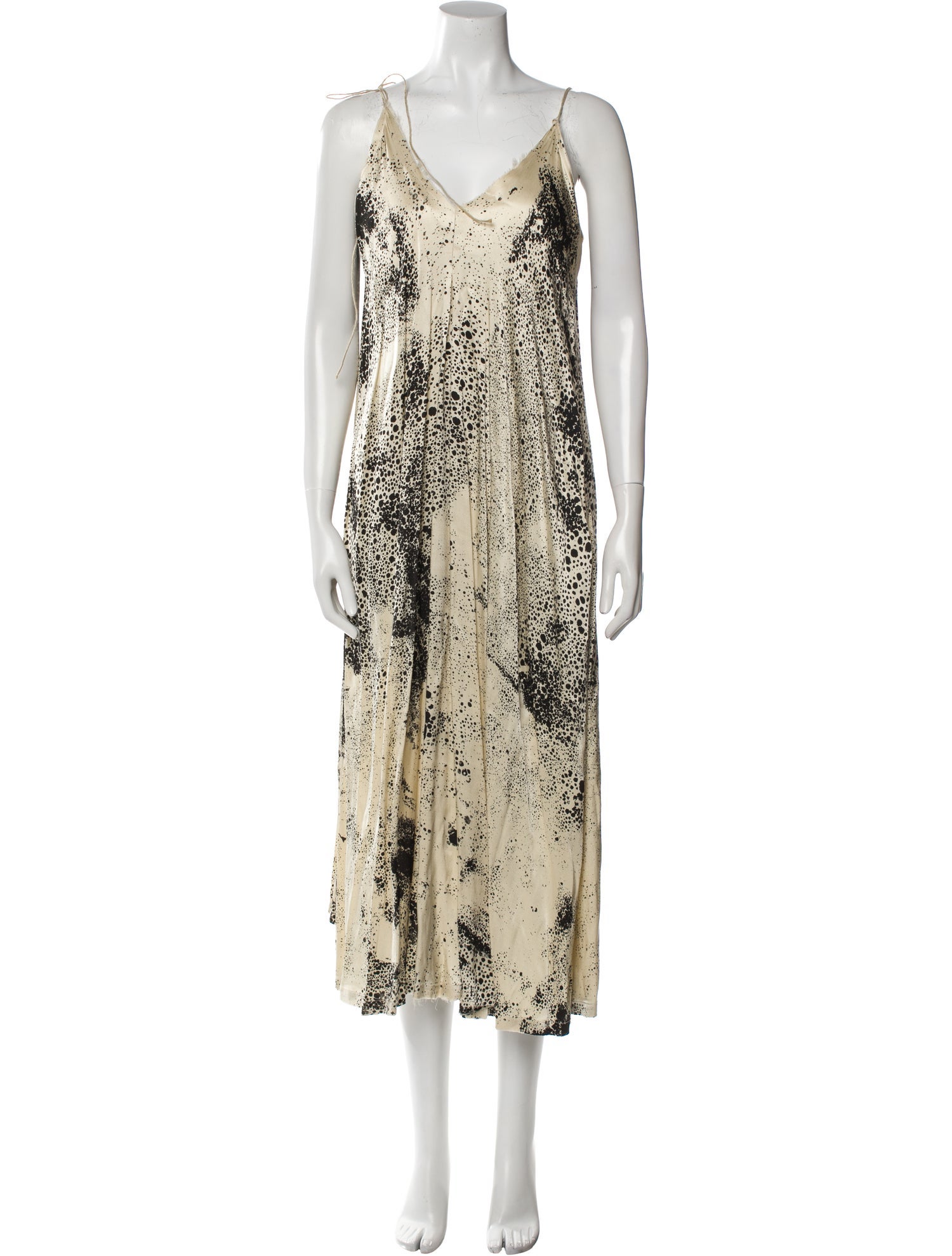 Another Archive Printed Midi Length Dress