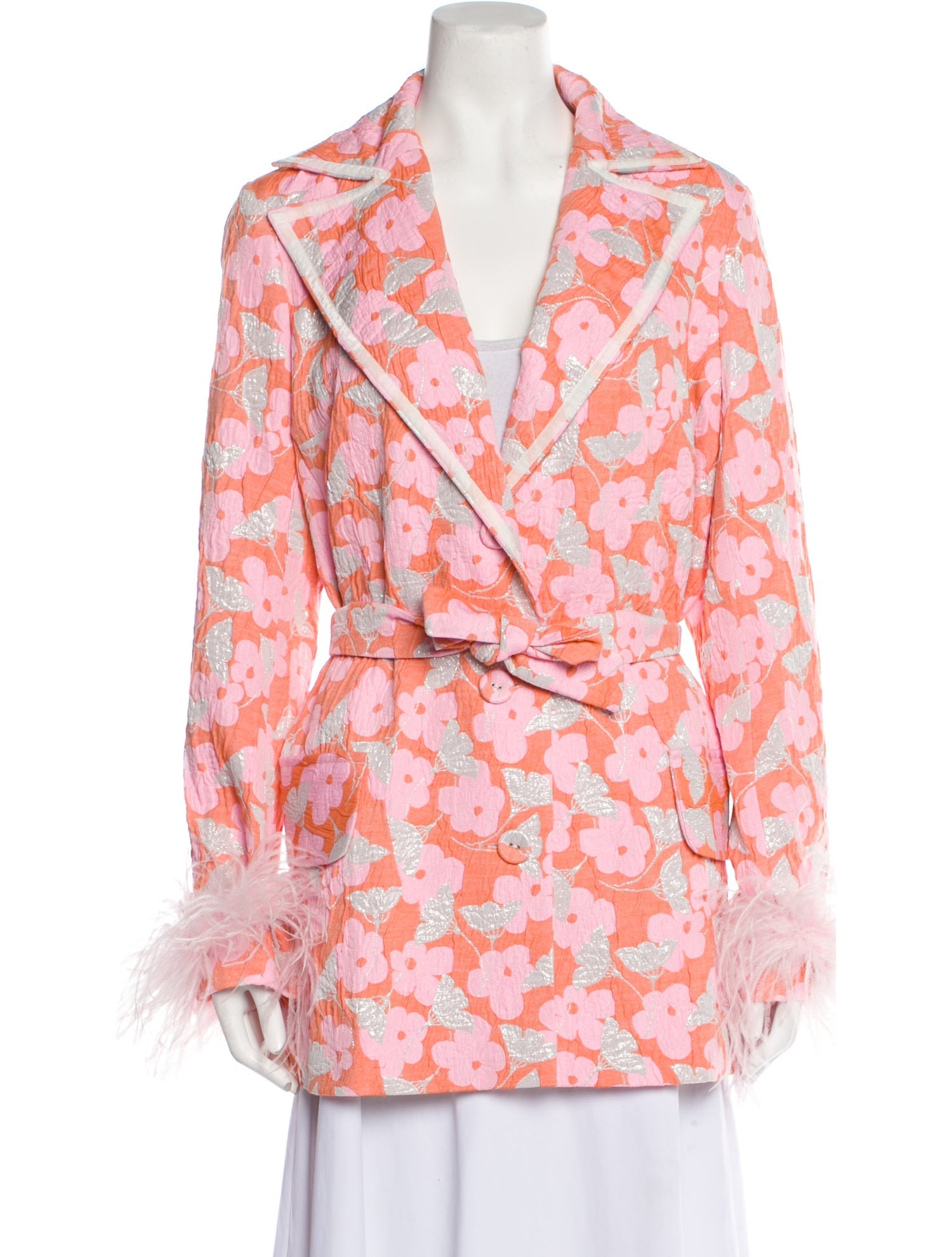 Andreeva Floral Print Blazer w/ Tags