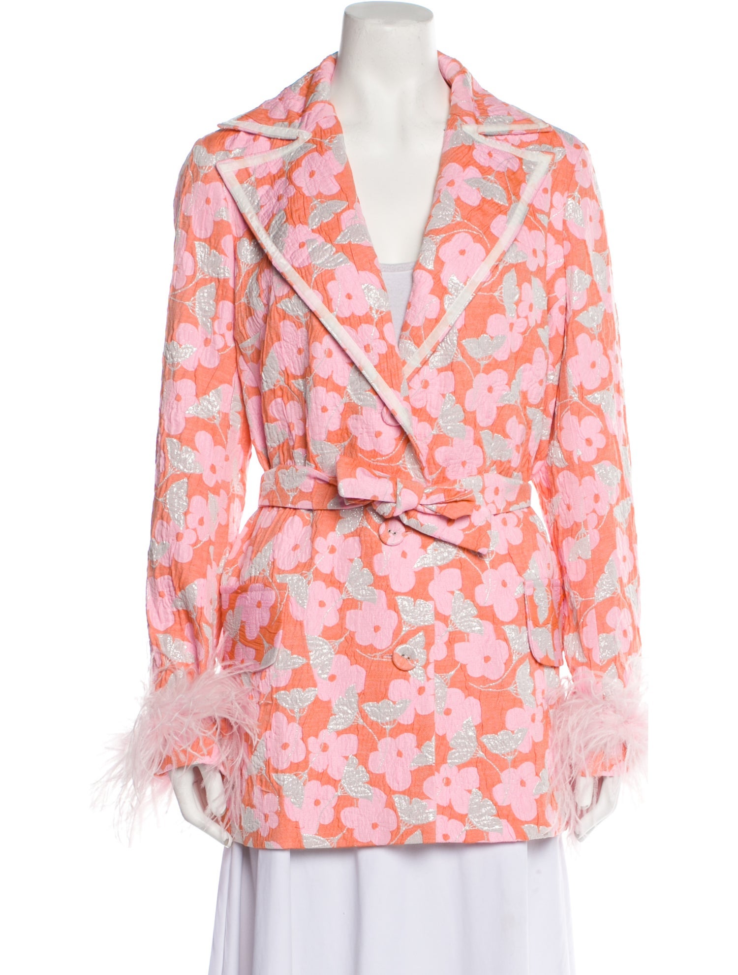 Andreeva Floral Print Blazer w/ Tags