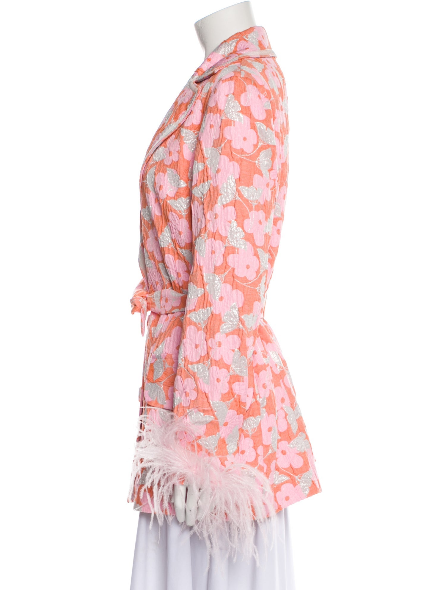 Andreeva Floral Print Blazer w/ Tags