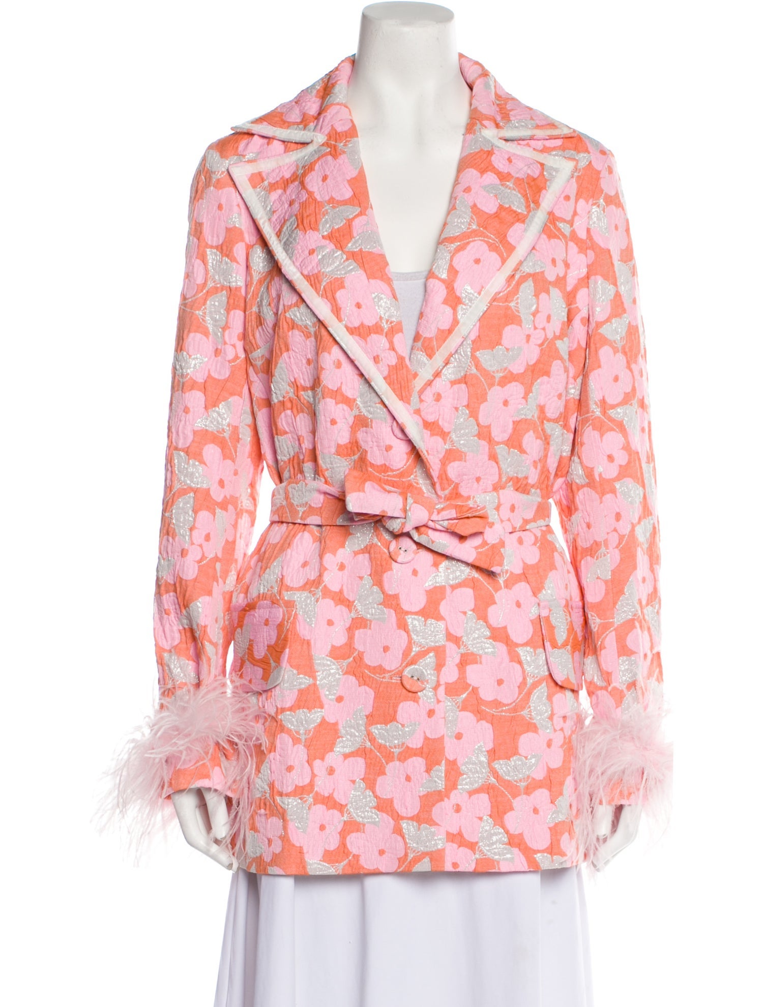 Andreeva Floral Print Blazer w/ Tags