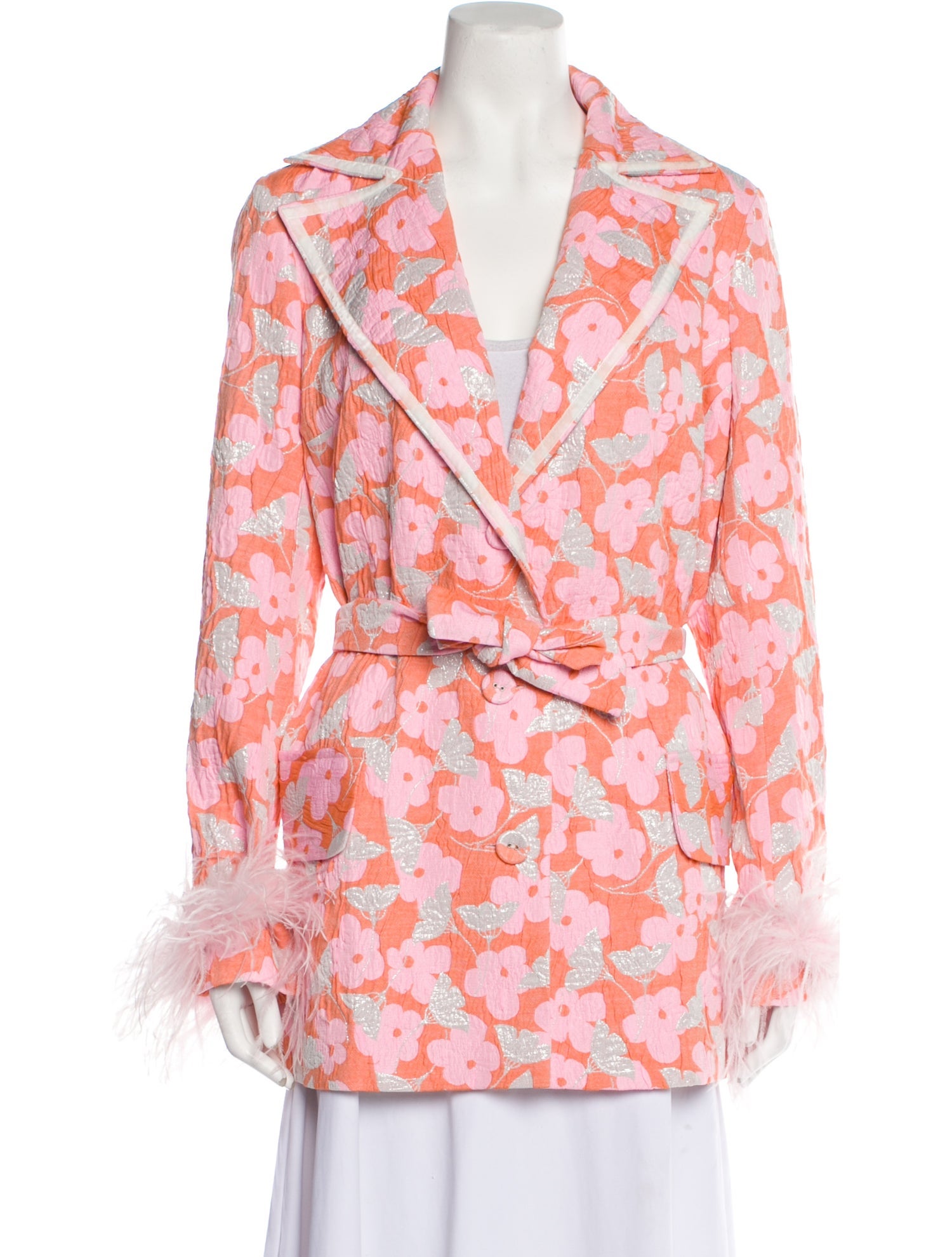 Andreeva Floral Print Blazer w/ Tags