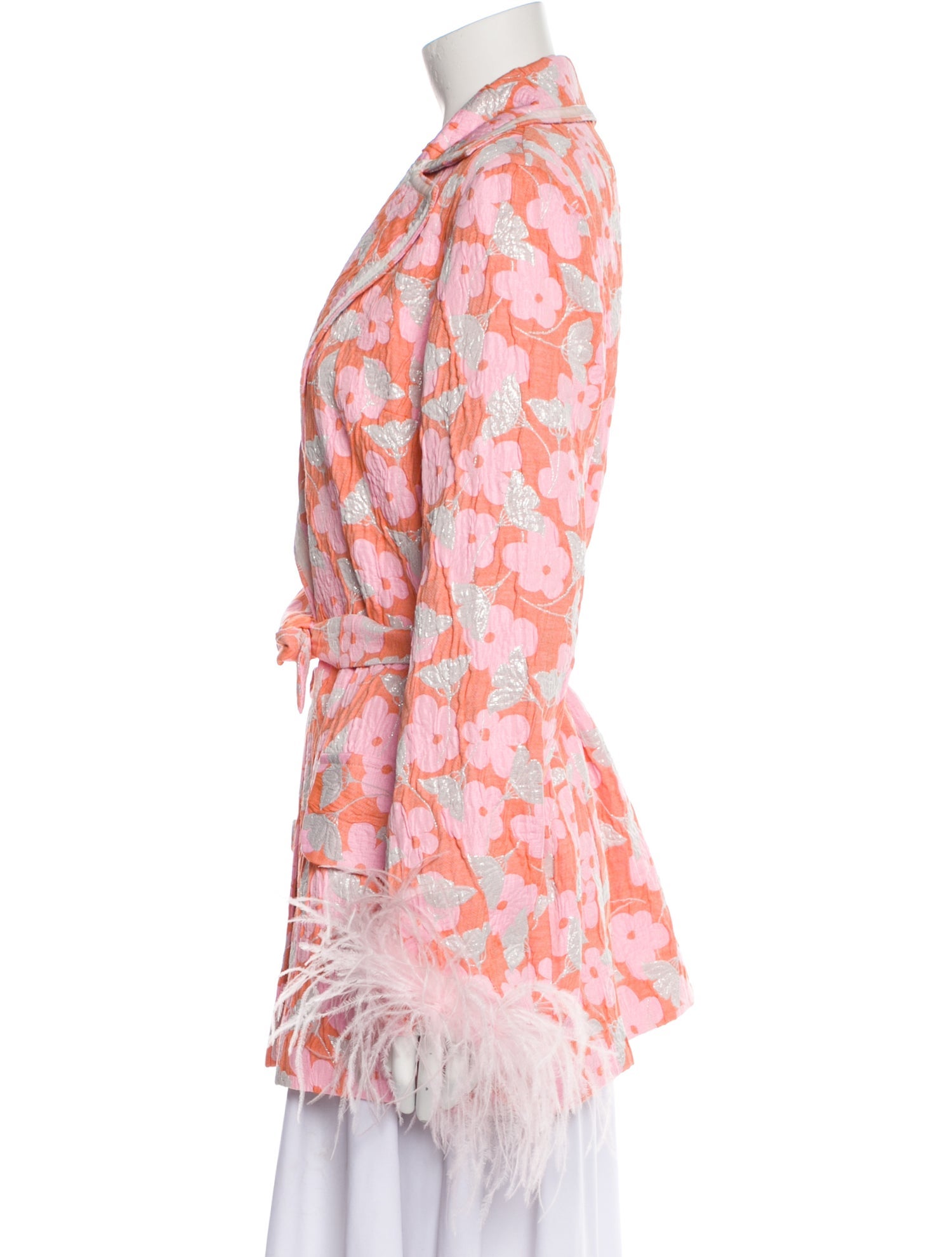 Andreeva Floral Print Blazer w/ Tags