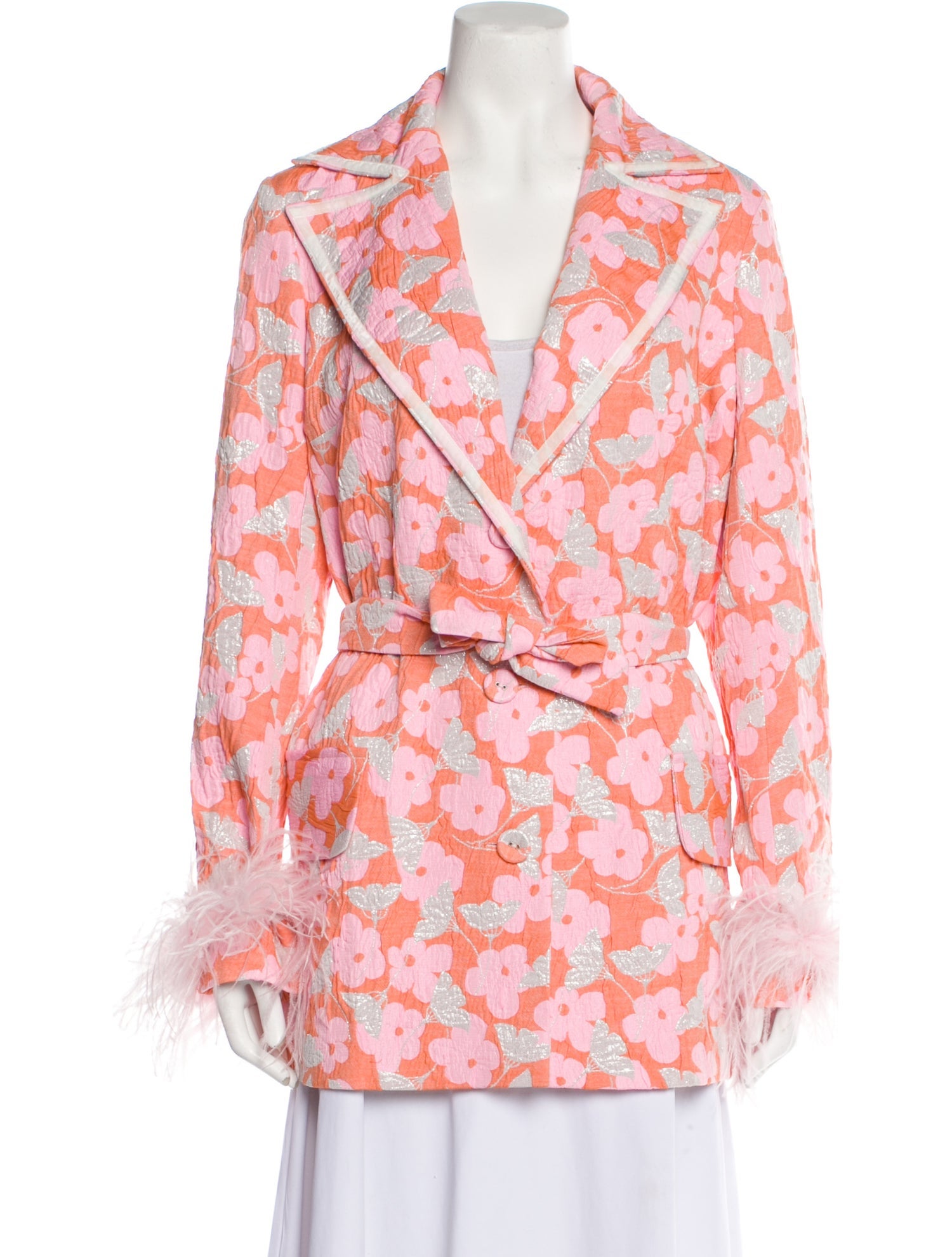 Andreeva Floral Print Blazer w/ Tags