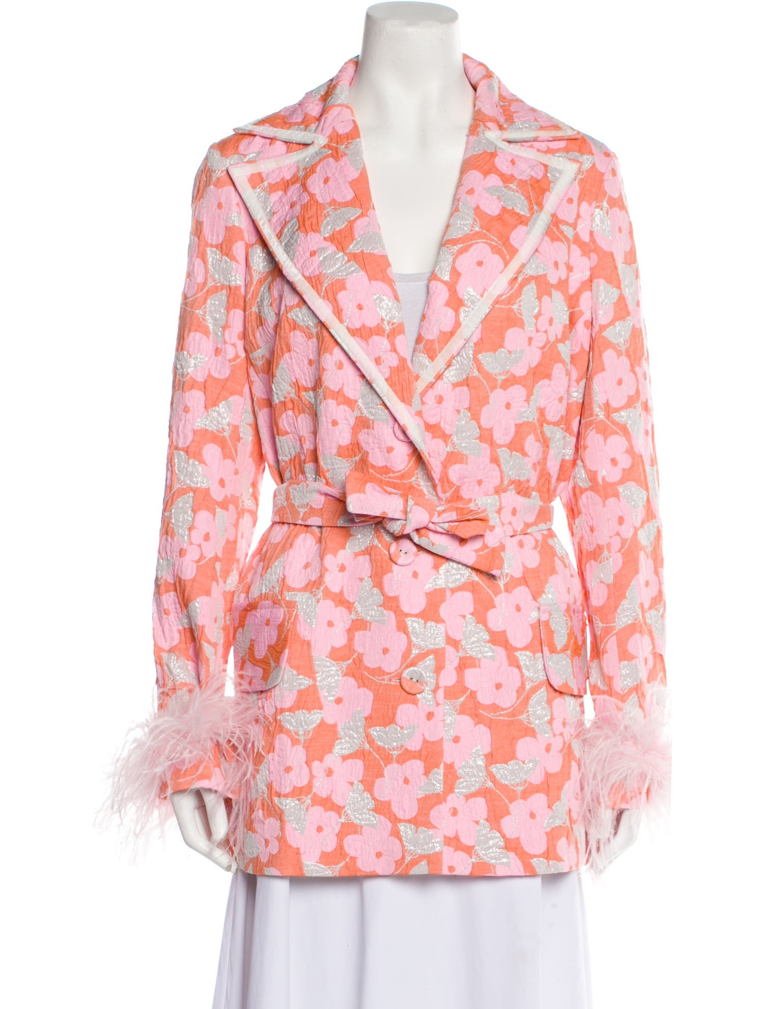 Andreeva Floral Print Blazer w/ Tags