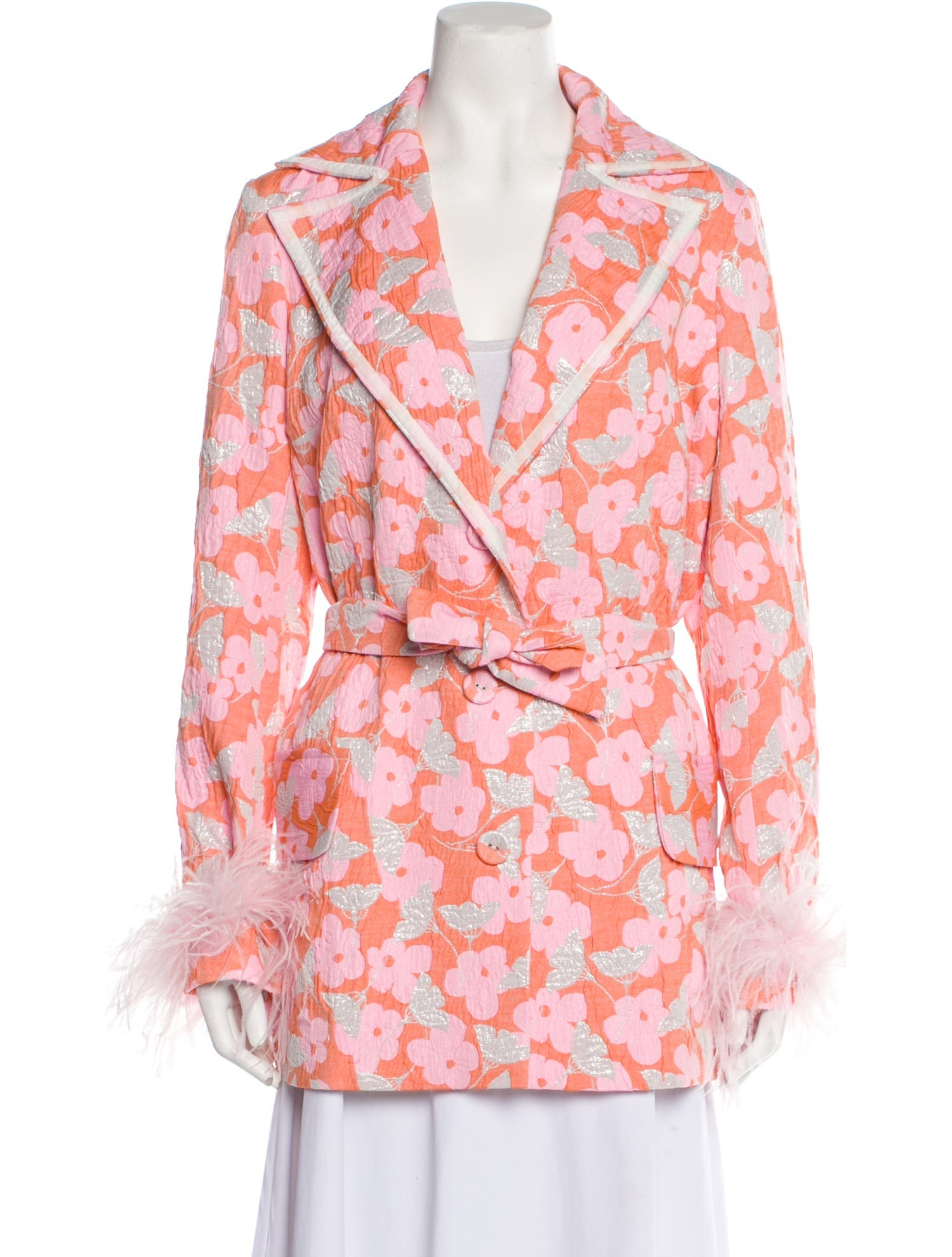 Andreeva Floral Print Blazer w/ Tags