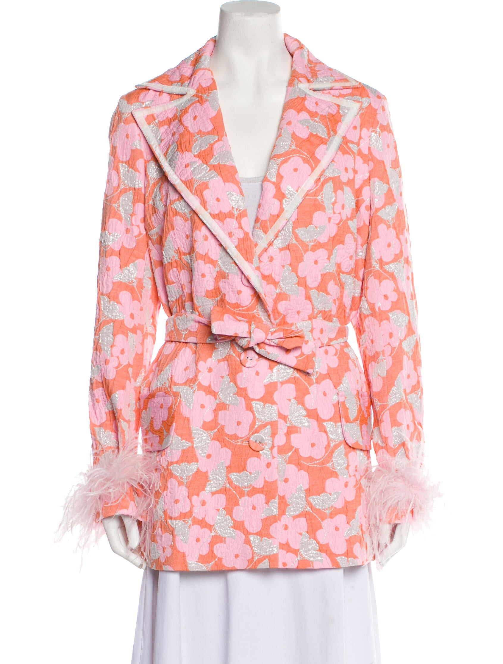 Andreeva Floral Print Blazer w/ Tags