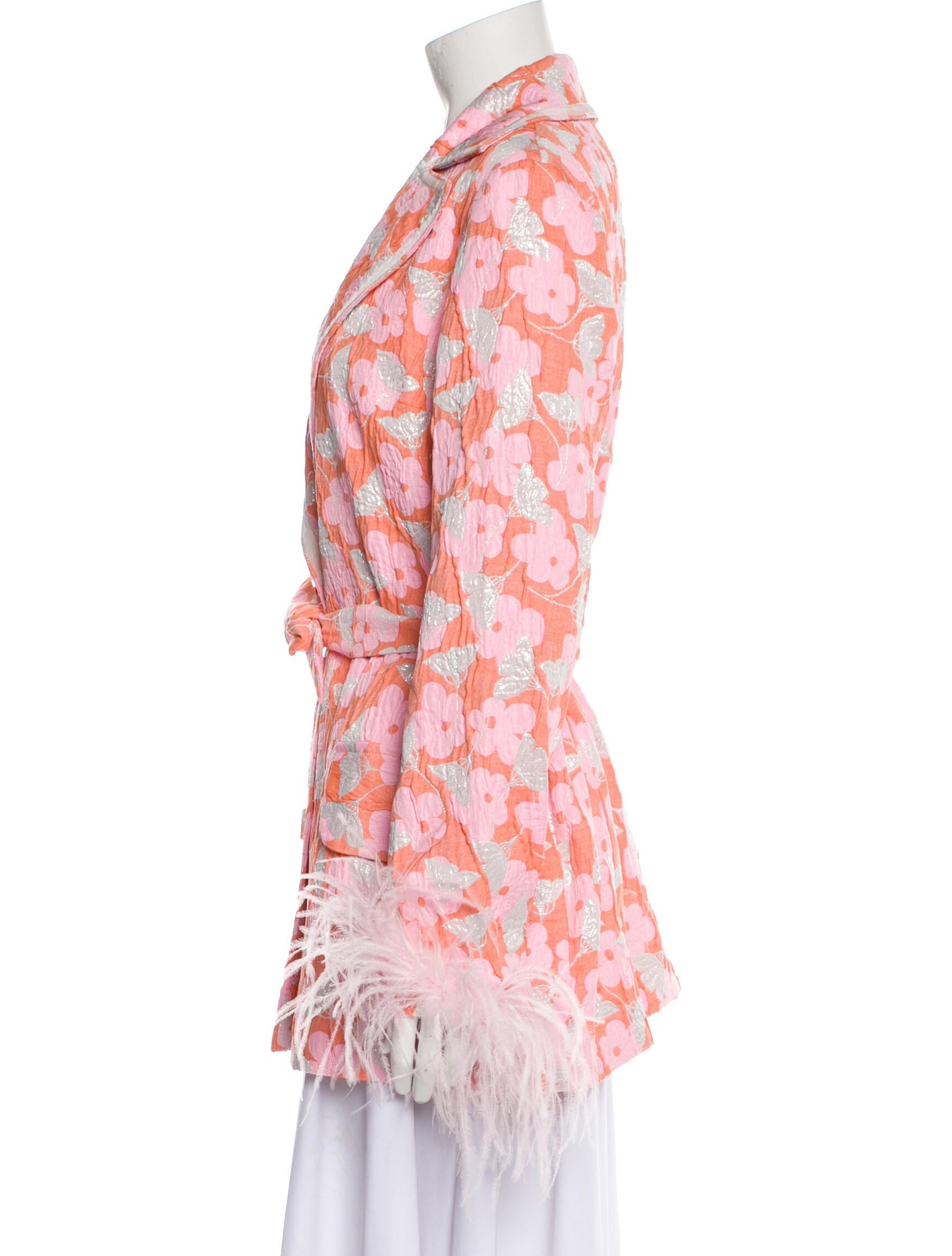 Andreeva Floral Print Blazer w/ Tags