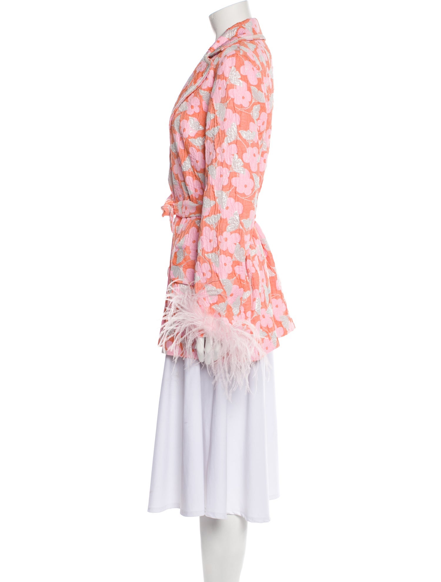 Andreeva Floral Print Blazer w/ Tags